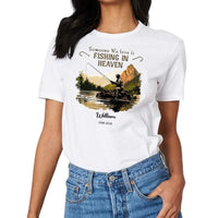 Customized Paradise Fishing Memorial Apparel - Personalized Name And Year Commemorative Clothing - In Loving Memory Christmas Gift For Family,Friend,Your Self - Joliny