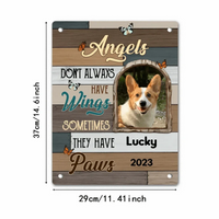 Customized Pet Memorial Metal Sign - Personalized Metal Decorative Plaques with Pet Photo,Name and Year - A Meaning Gift For Pet Owners,Pet Lovers - Joliny
