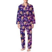 Customized Photo Funny Pajama - Personalized Photo and Family Name Neon Style Pajamas - Fun Gifts For Husband,Wife,Family - Joliny