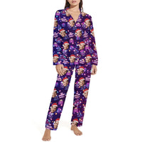 Customized Photo Funny Pajama - Personalized Photo and Family Name Neon Style Pajamas - Fun Gifts For Husband,Wife,Family - Joliny