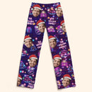 Customized Photo Funny Pajama - Personalized Photo and Family Name Neon Style Pajamas - Fun Gifts For Husband,Wife,Family - Joliny