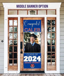 Customized Picture School Badge Congratulations to the Class of 2024 Door Banner - Joliny