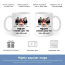 Customized Safe Driving Reminder Mug - Personalized Name and Character Safe Driving Themed Couple's Mug - A Gift For Husband,Boyfriend - Joliny