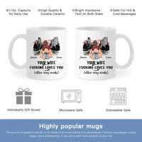 Customized Safe Driving Reminder Mug - Personalized Name and Character Safe Driving Themed Couple's Mug - A Gift For Husband,Boyfriend - Joliny