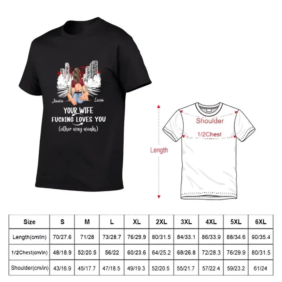 Customized Safe Driving Reminder T-shirt - Personalized Name and Character Safe Driving Themed Couple's Clothes - A Gift For Husband,Boyfriend - Joliny