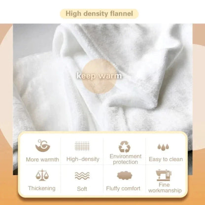Customized Snuggle Blanket - Personalized Photo And Name Flannel Blanket - A Gift for Couples,Friend,Family - Joliny