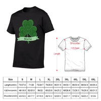 Customized St. Patrick's Day T-shirt - Personalized Name Green Clover Lucky Costume - A Gift For Friend,Family,Roommates,BFF - Joliny