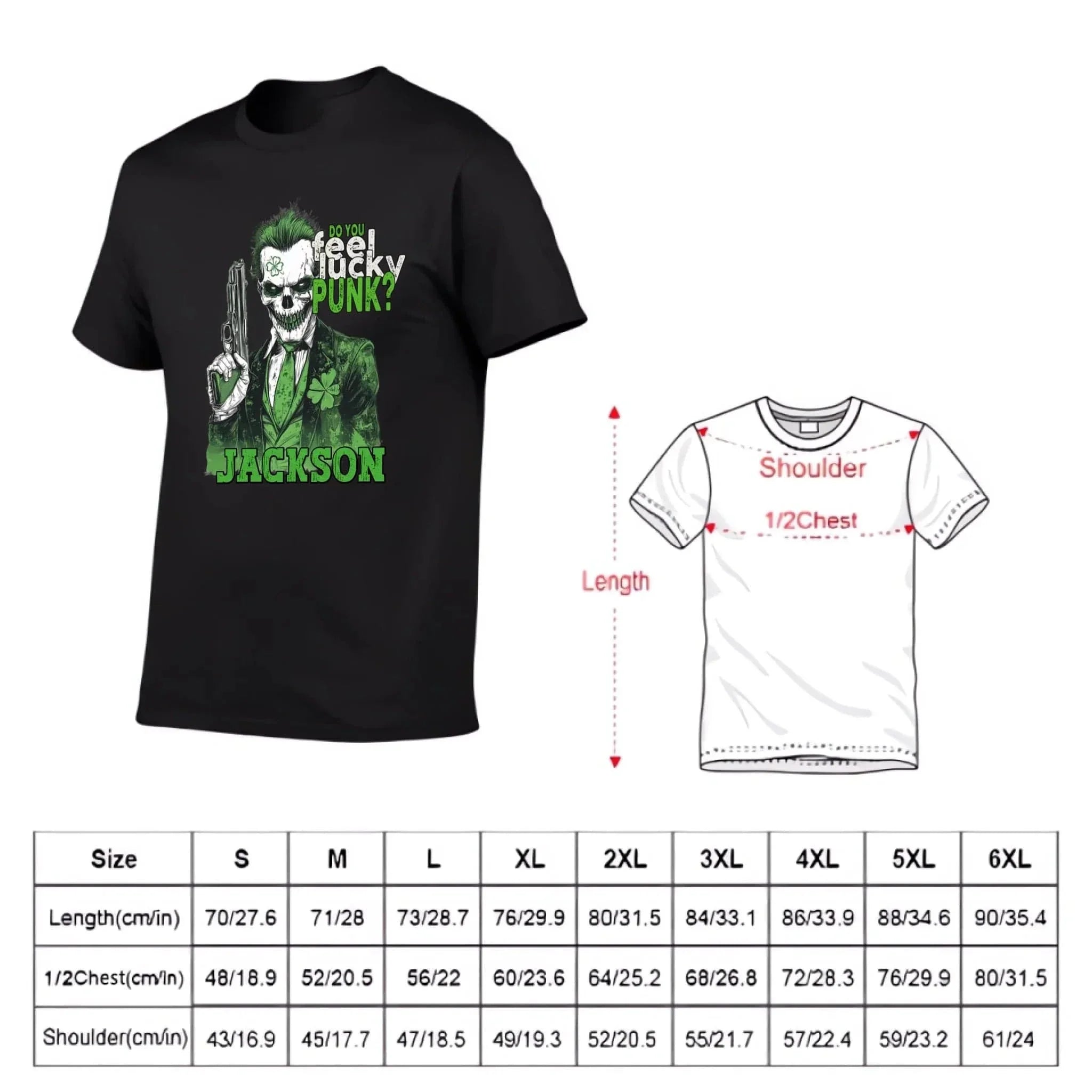 Customized St. Patrick's Day T-shirt - Personalized Name Lucky Harry Clothes - A Gift For Friend,Family,Holiday Enthusiasts,Roomates - Joliny