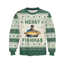 Customized Theme Ugly Sweater - Personalized Photo of Fishing, Golf, Hunting, Barbecue Themed Classic Color Ugly Sweater - A Gift For Friend,Family,Huntsman,Angler,Golfer,Barbecuer - Joliny