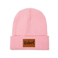 Customized warm Beanie hats - Personalized name, wool hat in multiple color choices - A Warm Gift For Family,Friend,Child - Joliny