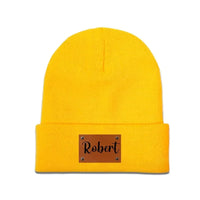 Customized warm Beanie hats - Personalized name, wool hat in multiple color choices - A Warm Gift For Family,Friend,Child - Joliny