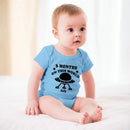 Cute Spaceship Baby Onesie - Three Months On This World - Joliny