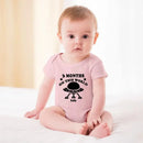 Cute Spaceship Baby Onesie - Three Months On This World - Joliny