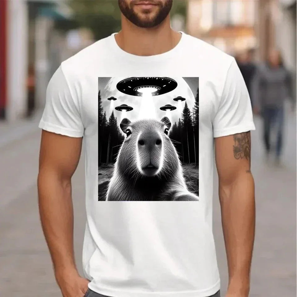 Cute Water Dolphin and UFO Selfie Pattern Clothing - A Gift For Friend,Family,Colleagues,Fellow Student,Roommates