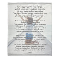 Dancing Back Blanket - I hope you dance - Joliny