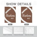 Decorative Flags - Personalized Football Flag - Gift For The Athletes,Fans - Joliny