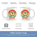 Deny,Depose,Defend Classic Colorways Mug - Gifts For Friend,Family,Colleagues - Joliny