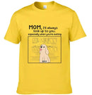 Dog Personalized Custom Unisex T-shirt - We'll Always Look Up To You - Joliny