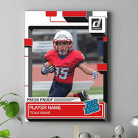 Donruss Style Personalized Canvas Print - Gift for Sports Lovers - Joliny