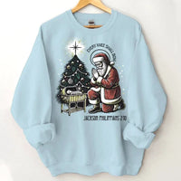 Every Knee Shall Bow Santa Claus Costume - Personalized Text Themed Warm Christmas Sweatshirt - Christmas Gift For Friend,Family - Joliny