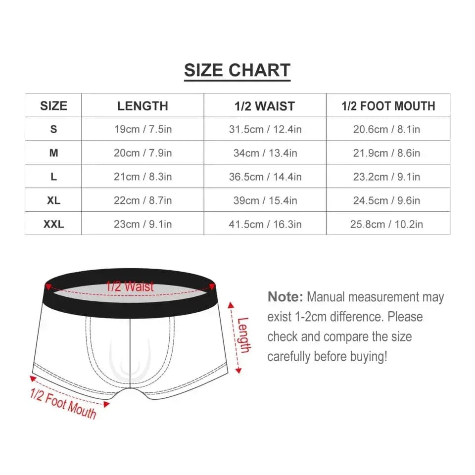 Face And Name Pattern, Personalized Boxer, Funny Valentine Gift For Him, Custom Photo - Joliny