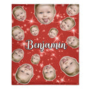 Face Blanket, Personalized Blanket with Photo, Blanket with Baby Pet Human Face - Joliny