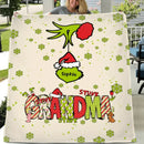 Family Christmas Blanket With Customizable Nicknames - Cozy Christmas Blanket Personalized with Nicknames and Family Names - A Gift For Family - Joliny