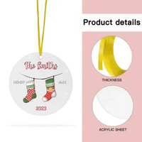 Family Personalized Acrylic Ornament - It's The Most Beautiful Time Of The Year - Christmas Gift For Family - Joliny