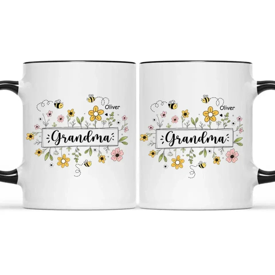Family Personalized Custom Mug - Gift For Mom, Grandma
