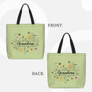 Family Personalized Garden Bees Zippered Bag For Grandma - Joliny