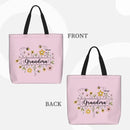 Family Personalized Garden Bees Zippered Bag For Grandma - Joliny