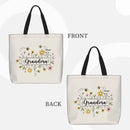 Family Personalized Garden Bees Zippered Bag For Grandma - Joliny