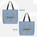 Family Personalized Garden Bees Zippered Bag For Grandma - Joliny