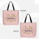 Family Personalized Garden Bees Zippered Bag For Grandma - Joliny