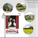 Farmhouse Christmas Gifts Custom Surname Personalized Garden Flags - Christmas Gifts for the Family - Joliny