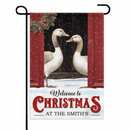 Farmhouse Christmas Gifts Custom Surname Personalized Garden Flags - Christmas Gifts for the Family - Joliny