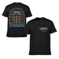 Fatherhood Tour T-Shirt, Sometimes I Rock It Sometimes It Rocks Me - Joliny