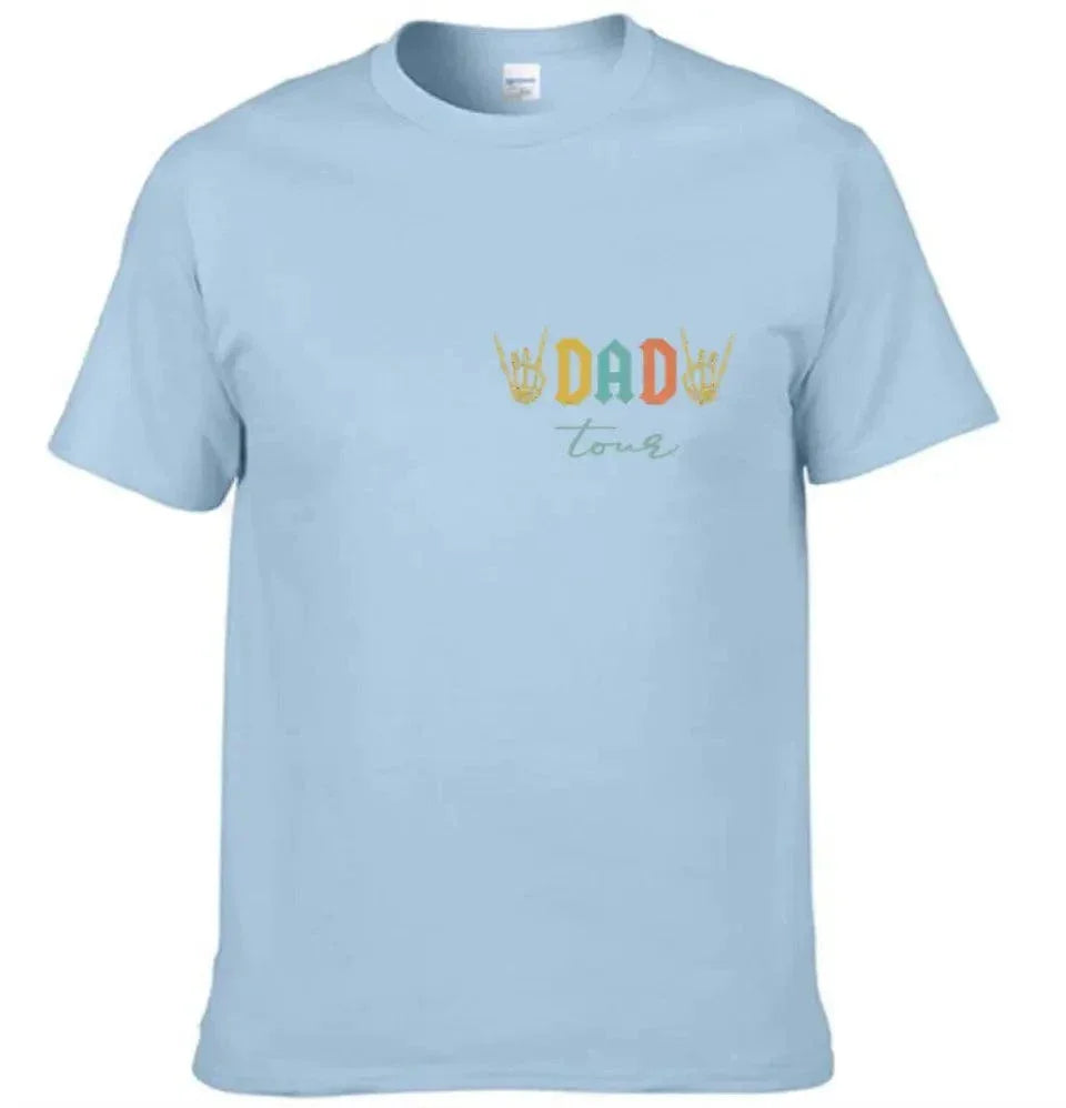 Fatherhood Tour T-Shirt, Sometimes I Rock It Sometimes It Rocks Me - Joliny