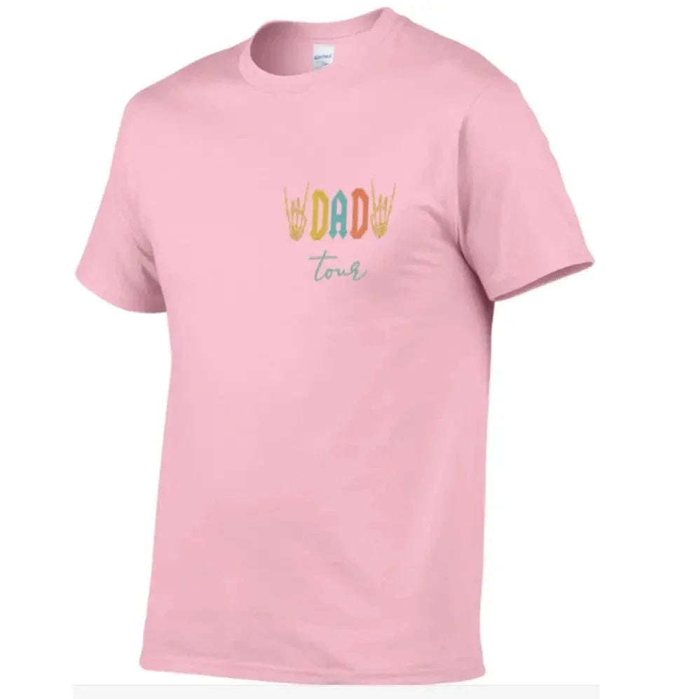 Fatherhood Tour T-Shirt, Sometimes I Rock It Sometimes It Rocks Me - Joliny