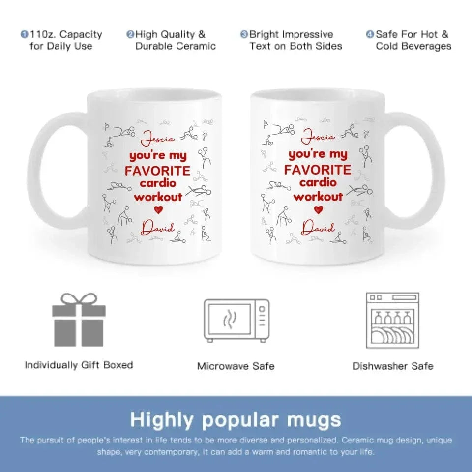 Favorite Aerobic Exercise - Personalized Mugs - Gifts for Your Loved Ones - Joliny