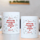Favorite Aerobic Exercise - Personalized Mugs - Gifts for Your Loved Ones - Joliny