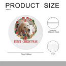 First Christmas In My Forever Home - Custom Photo Acrylic Ornament For Pet Lovers - Joliny