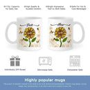First Mom Now Grandma - Gift For Mothers, Grandmas - Personalized Mug - Joliny