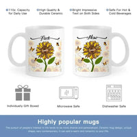 First Mom Now Grandma - Gift For Mothers, Grandmas - Personalized Mug - Joliny