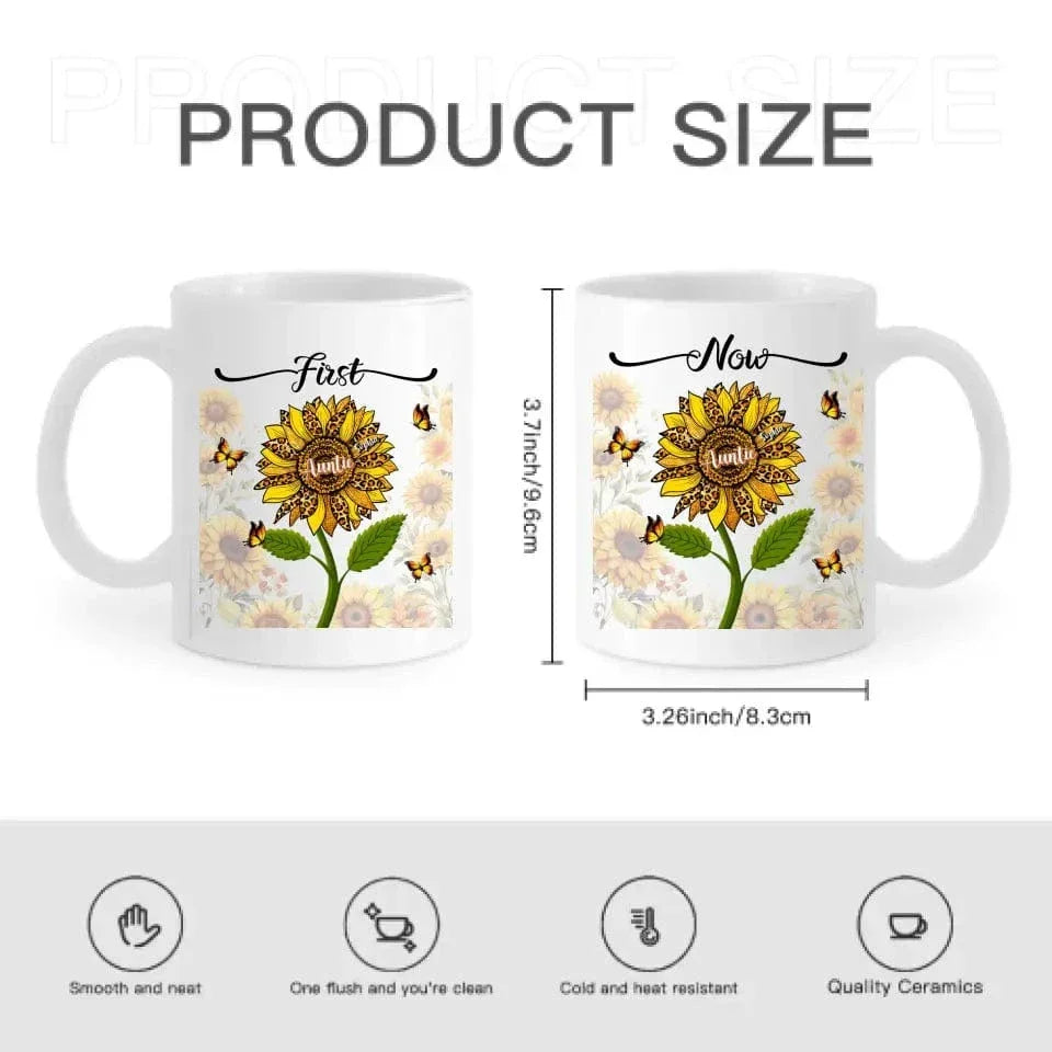 First Mom Now Grandma - Gift For Mothers, Grandmas - Personalized Mug - Joliny
