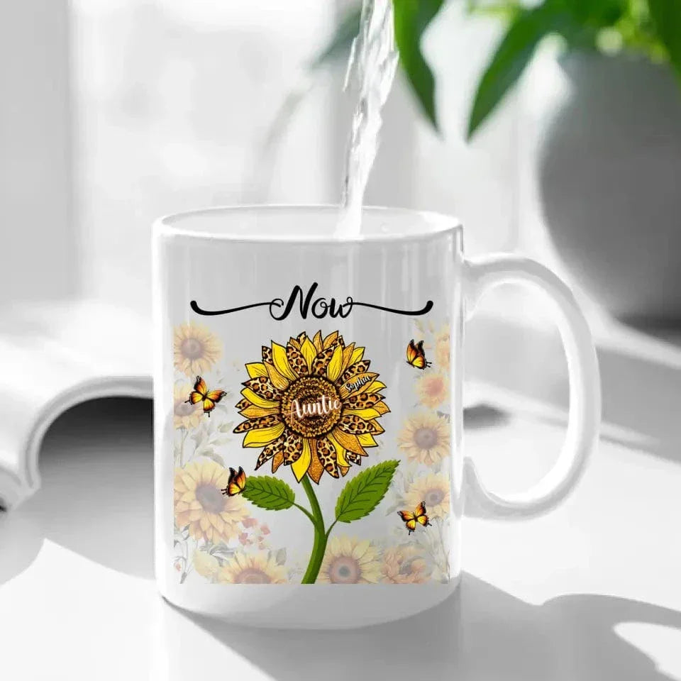 First Mom Now Grandma - Gift For Mothers, Grandmas - Personalized Mug - Joliny