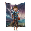 Football Competition - Personalised Photo Customised Blanket- Gifts for Football Players,Fans,Boy - Joliny