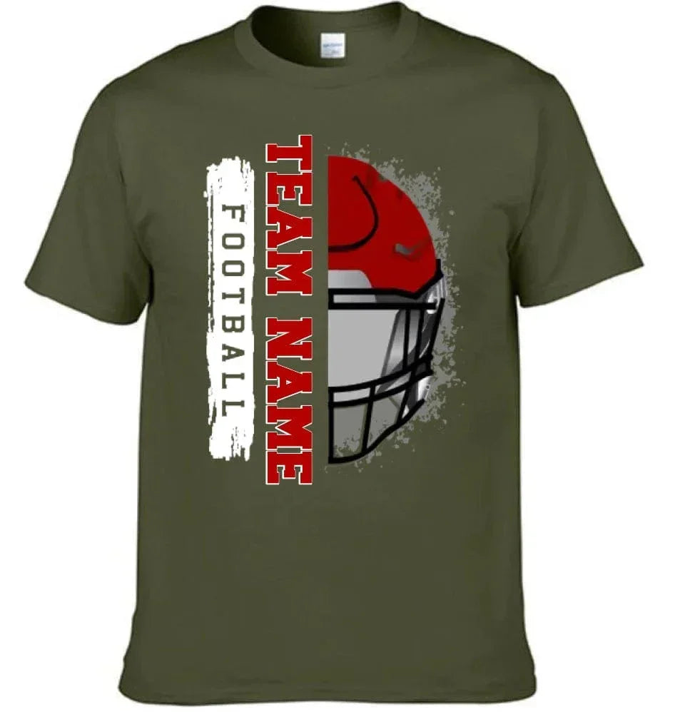 Football Helmet - Personalised Helmets And Name T-shirt - A Gift for Football Players,Lovers - Joliny