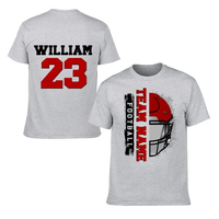 Football Helmet - Personalised Helmets And Name T-shirt - A Gift for Football Players,Lovers - Joliny