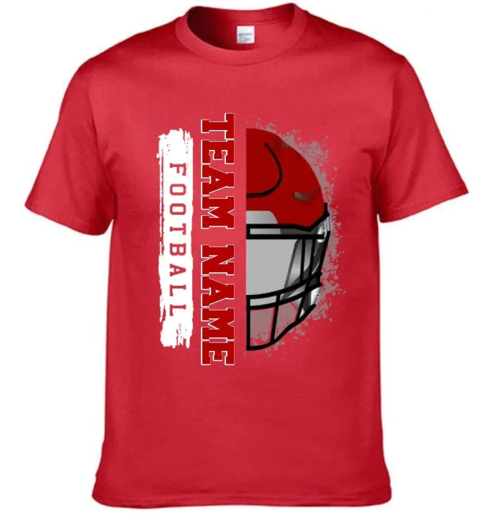 Football Helmet - Personalised Helmets And Name T-shirt - A Gift for Football Players,Lovers - Joliny